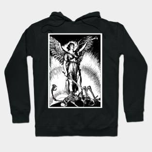 trumpet announce angel Hoodie